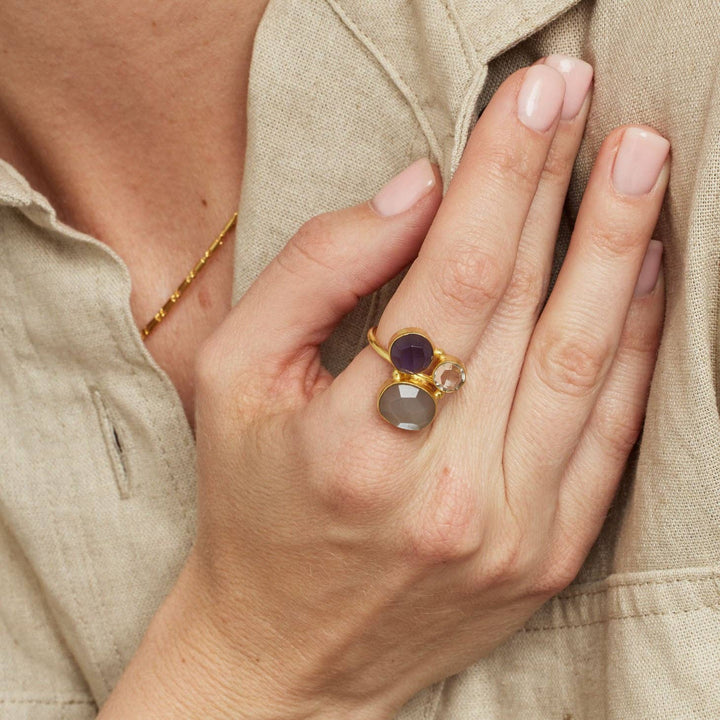 A close up of a model&
