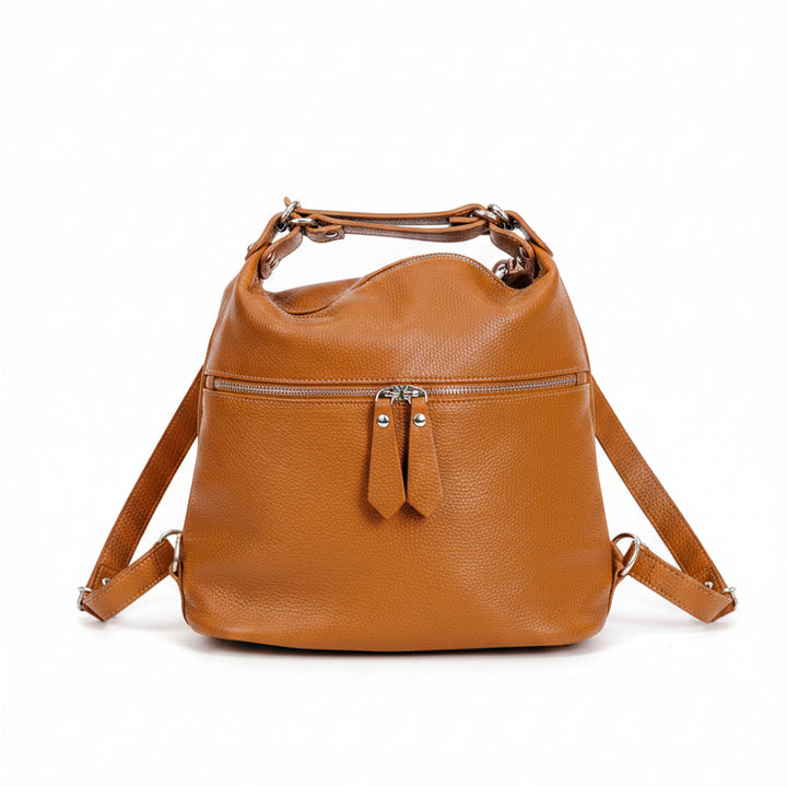 Battersea Italian Leather Multiway Tote and Backpack | Tan