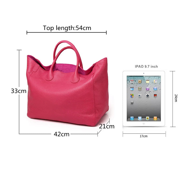 Adele Pebbled Leather tote bag