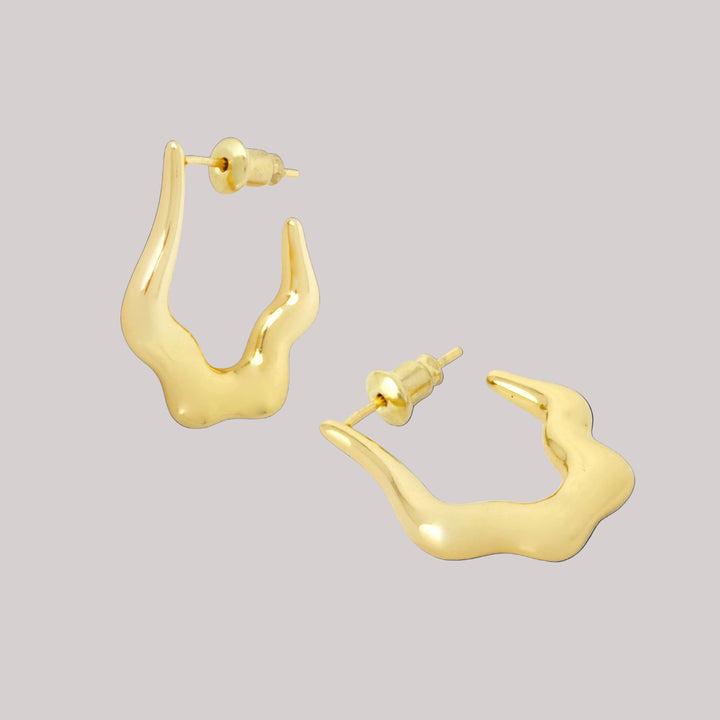 Avery Gold Hoop Earrings