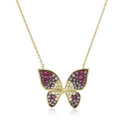 Melinda Maria Paloma Butterfly Necklace.