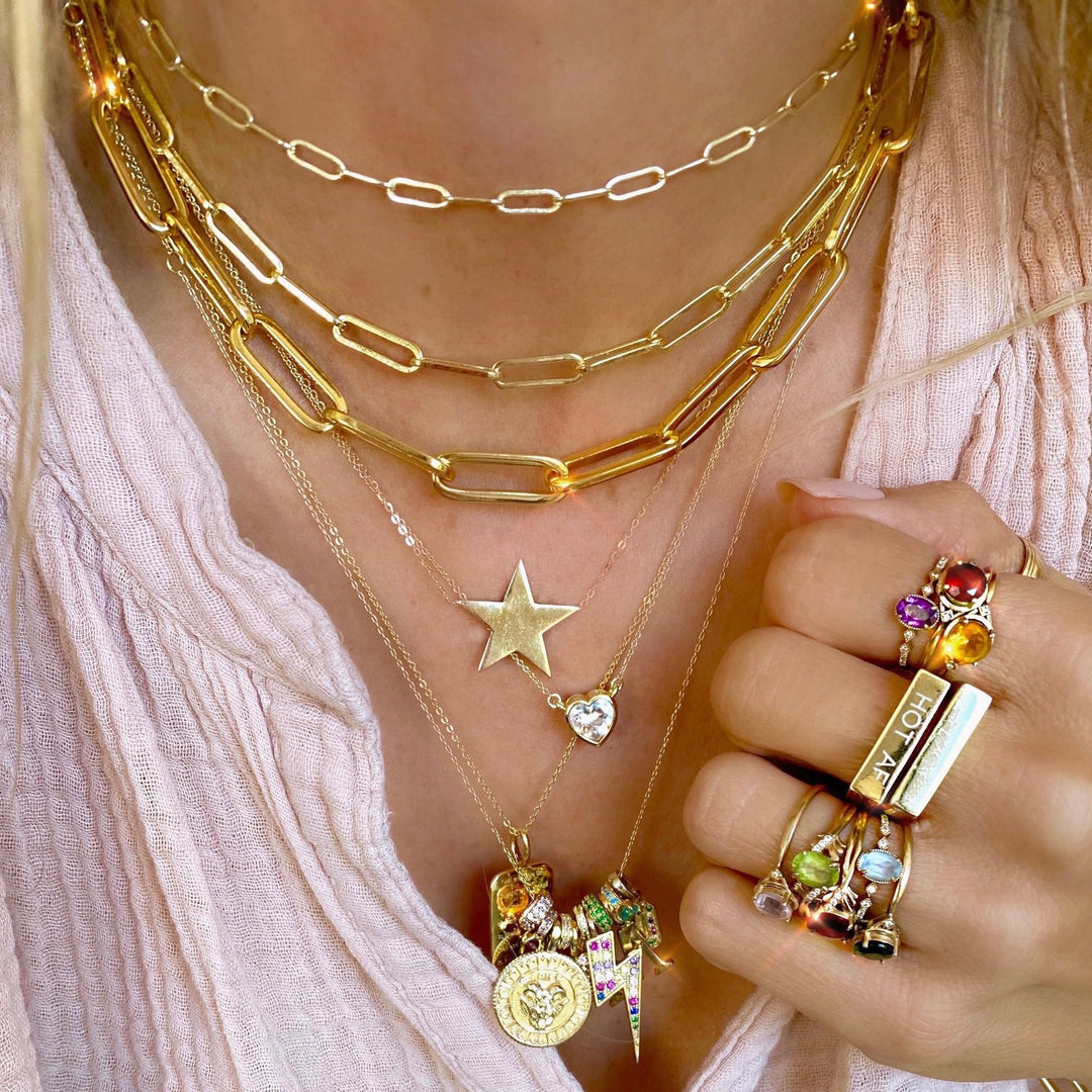 Melinda Maria Baby Samantha Chain Necklace in Gold