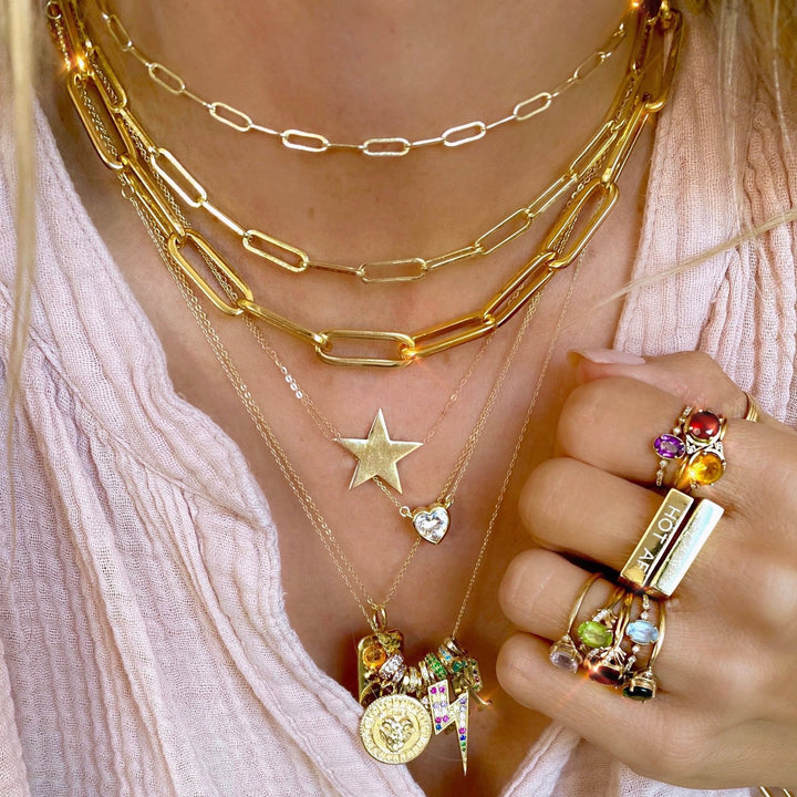 Melinda Maria Baby Samantha Chain Necklace in Gold