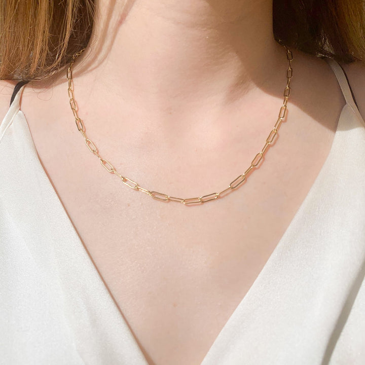 Melinda Maria Baby Samantha Chain Necklace in Gold