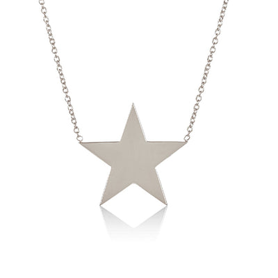From LA based celebrity jewellery designer, Melinda Maria.  The Big Star necklace in solid sterling silver, is a celestial gift that's out of this world.  Perfect on its own or layered with your other favourite pieces from the collection.