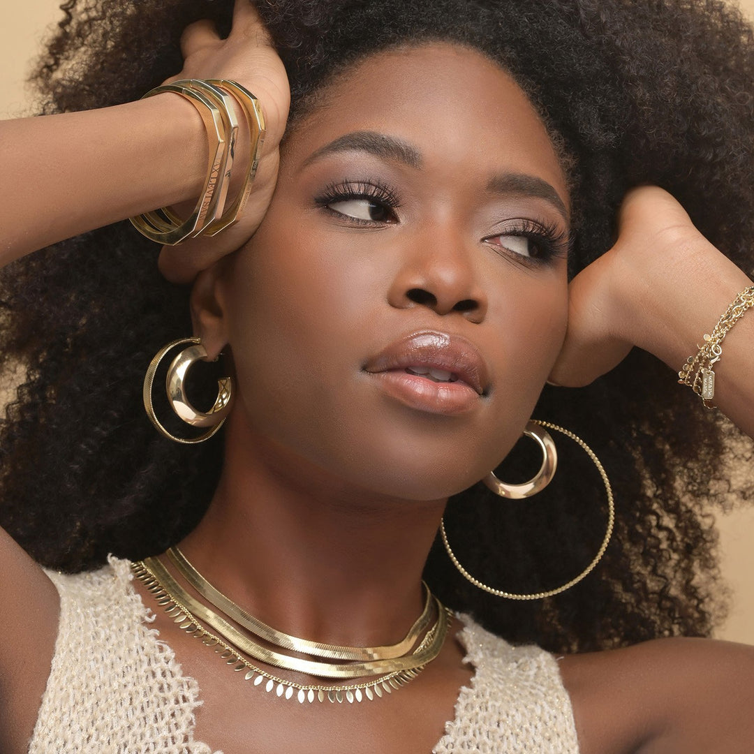Melinda Maria Goddess Cuff  Gold
