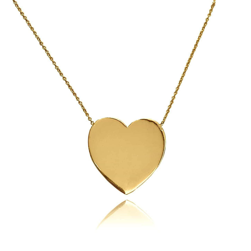 Melinda Maria You Have my Heart Demi Fine XL Necklace | Gold.