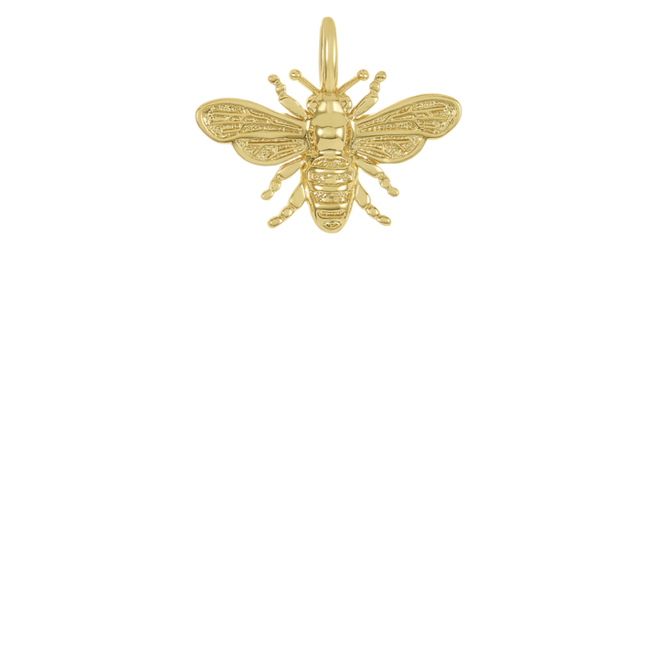 Melinda Maria ICONS Queen Bee Necklace Charm in Gold