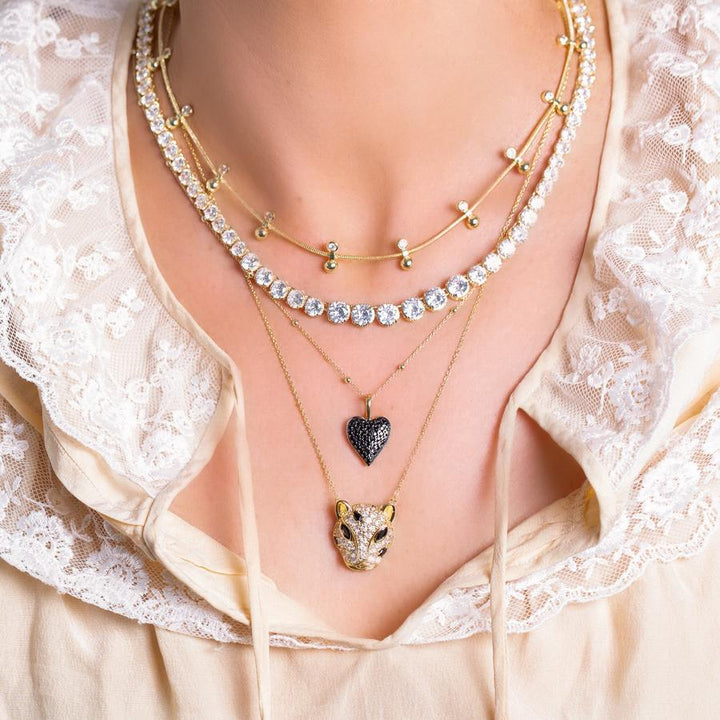 From celebrity LA based jewellery designer Melinda Maria, this 18" trendy satellite chain necklace in silver comes with a 3-inch extender - perfect for layering! Designed to be worn with the ICONS charm collection.