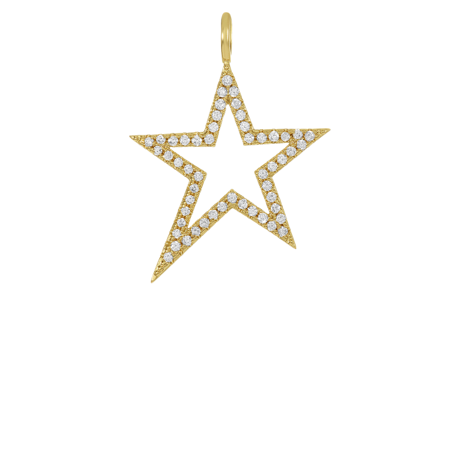 Melinda Maria ICONS Shooting Star Necklace Charm | Gold